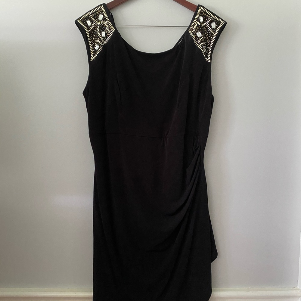 Black dress with stones